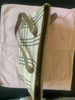 Kabelka, Burberry, púdrovo ružová a béžová - 6