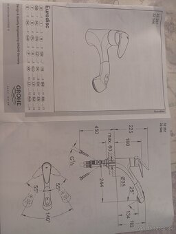 Grohe vodovodná batéria chrómová so sprchou - 6