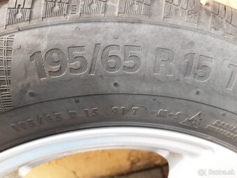 Predám zimné pneumatiky 195x65R15 - 6