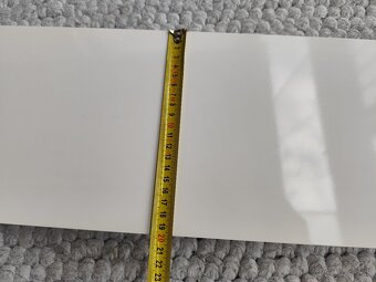 Plávajúca polica, polička  biela - 6