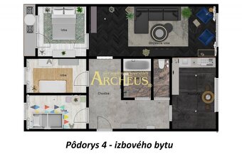 4 - IZBOVÝ BYT S VEĽKORYSOU ROZLOHOU, ULICA SNP, HUMENNÉ - 6
