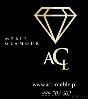 čierne zamatové kreslo zdobené kryštálmi silver glamour - 6