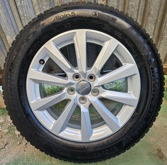 Atraktívne hliníkové disky AUDI - 5x100 r16 - 6