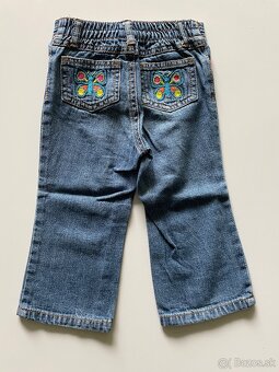 dievčenske trička, rifle, svetrik na 18-24m, 5ks - 6