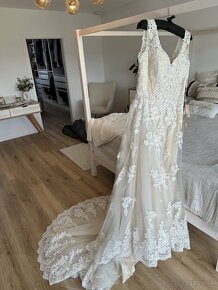 Nové svadobné šaty vel. 48 - 6