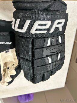 ✅ TOP RUKAVICE BAUER PRO SERIES - č. 15 - 3 krát hrané ✅ - 6
