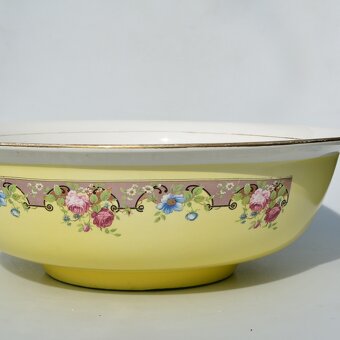 predané Starožitná veľká umývacia sada džbán + misa +váza - 6