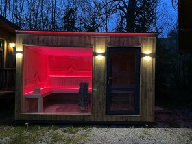 Prémiová vonkajšia záhradná sauna - 6