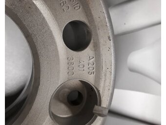 Mercedes C Klass orig. alu disky dvojrozmer R17 5x112 1221 - 6