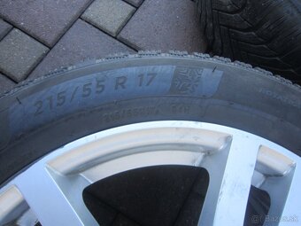 17" AL disky Dezent so zimnymi pneu 215/55R17 94H - VW grou - 6