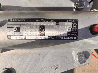 Predám prívesný dvojnápravový vozík značky Agados Adam 12 - 6