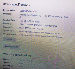 Notebook Lenovo G560 ▌ Intel Core i3 @ 2.40 GHz ▌ - 6