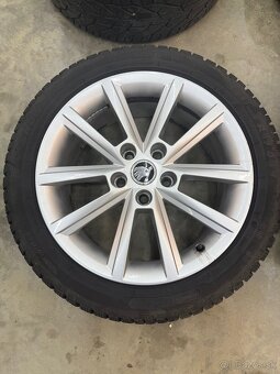 Zimná sada 5x112 r17 - Originál sada Škoda - 6