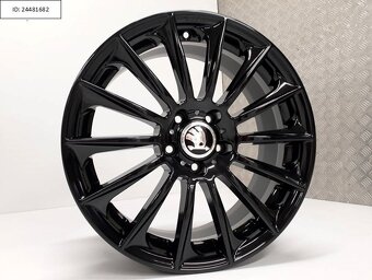 X Škoda Superb, Vw Golf, Passat aludisky 5x112 R18 8J ET45 1 - 6