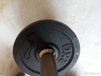 Nakladacie liatinové jednorúčky 3 x 10 kg - NOVÉ - 6