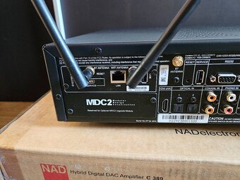 Zosilnovac NAD C389 + Bluesound MDC2BluOS-D - 6