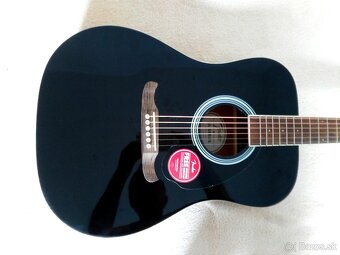 Predam akusticku gitaru Fender FA-125 WN Black. - 6