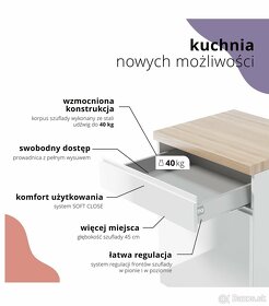 Kuchynská linka 200cm ( nová ) - 6