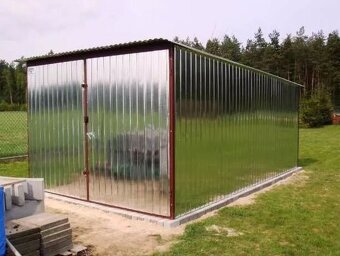 Plechová garáž 3×9 m – s montážou a dopravou - 6