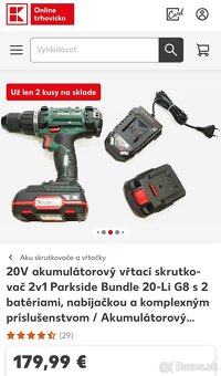 Aku vŕtačka ,skrutkovač - 6
