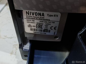 Espresso kávovar Nivona NICR768 - 6