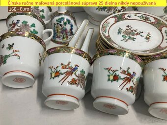 Ručne maľovaná 26 dielna porcelánová súprava - 6