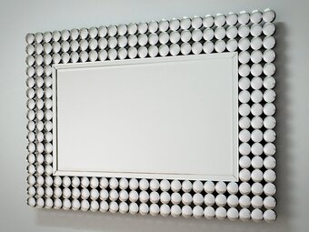 Dizajnové dekoračné zrkdlo 120 x 80 cm - 6