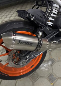 Nový - Ladený športový univerzálny moto výfuk + db killer - 6