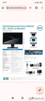 monitor 22' Dell P2211HT 42W19 - 6