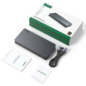 Dokovacia stanica UGREEN 9-in-1 Fast Charge Universal/sivá - 6