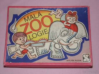 RETRO HRAČKA, HRA - MALÁ ZOOLOGIA 1986 VDI Plzeň - 6