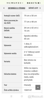 Kuchynský nerezový drez alveus Line 80 - 6