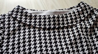 PeeKaBoo Čierno-biele vzorované šaty + crop top - 6