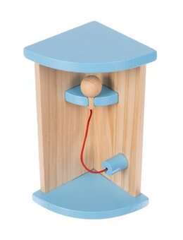 Veľký drevený domček so zariadením a led osvetlením - 6