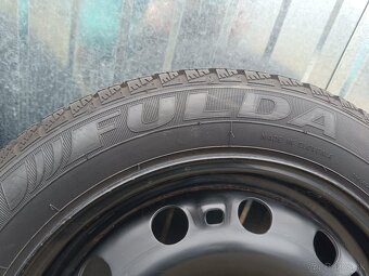 Plechové disky 5x100 R15 + zimné pneumatiky 185/55 R15 - 6