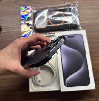 IPhone 15 Pro 128GB Blue Titanium - 6