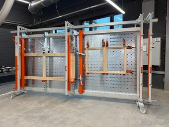 Rámový lis na drevo, hydraulický lis, korpusový lis - 6