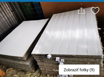PLECHY trapéz, hladký, na prekrytie,/oplotenie/opláštenie... - 6