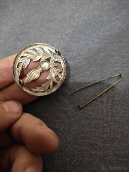 Čiapka francúzska cudzinecká legia strieborný odznak - 6