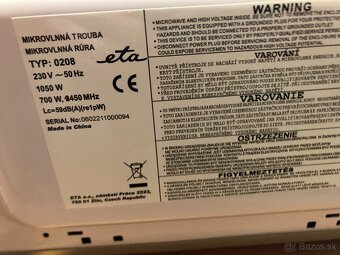 mikrovlnka ETA - 6