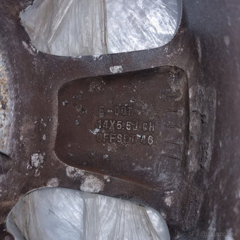 Hliníkové disky 4x100 R14 5,5J ET46 - 6