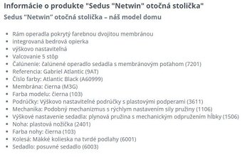 Kancelárska stolička Nemecká výroba - 6
