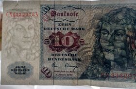 Bankovky/bankovka BRD a Španielska - 6