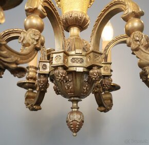 Bronzový lustr Mazarin - 6