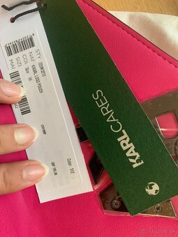 Karl Lagerfeld - ruzova kabelka/pouch - 6