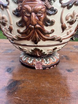 Obrovský majolikový kvetináč - 6