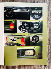 Dobový prospekt Škoda 105 serie ( 198X ) NL " užovka " - 6