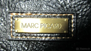 Čierna kožená kabelka Marc Picard - 6