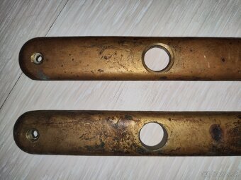 Mosadzné kryty zámku dverí - 6