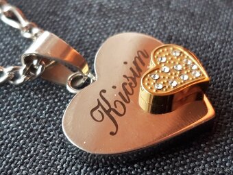 retiezka a privesok srdce - 6